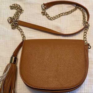Forever 21 Brown Crossbody Bag with Chain Strap